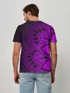 Мужская базовая футболка / Сирень 3D