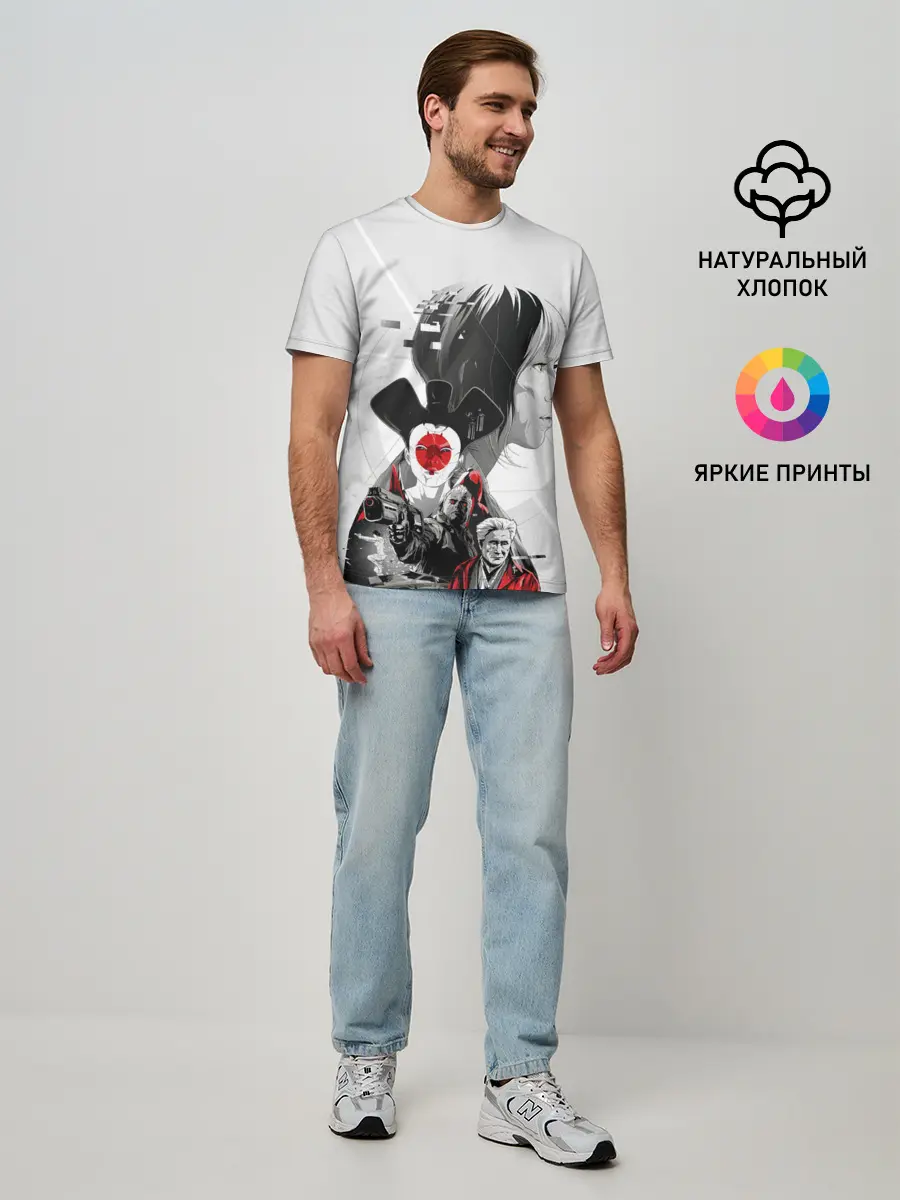 Мужская базовая футболка / Призрак в доспехах | Фильм