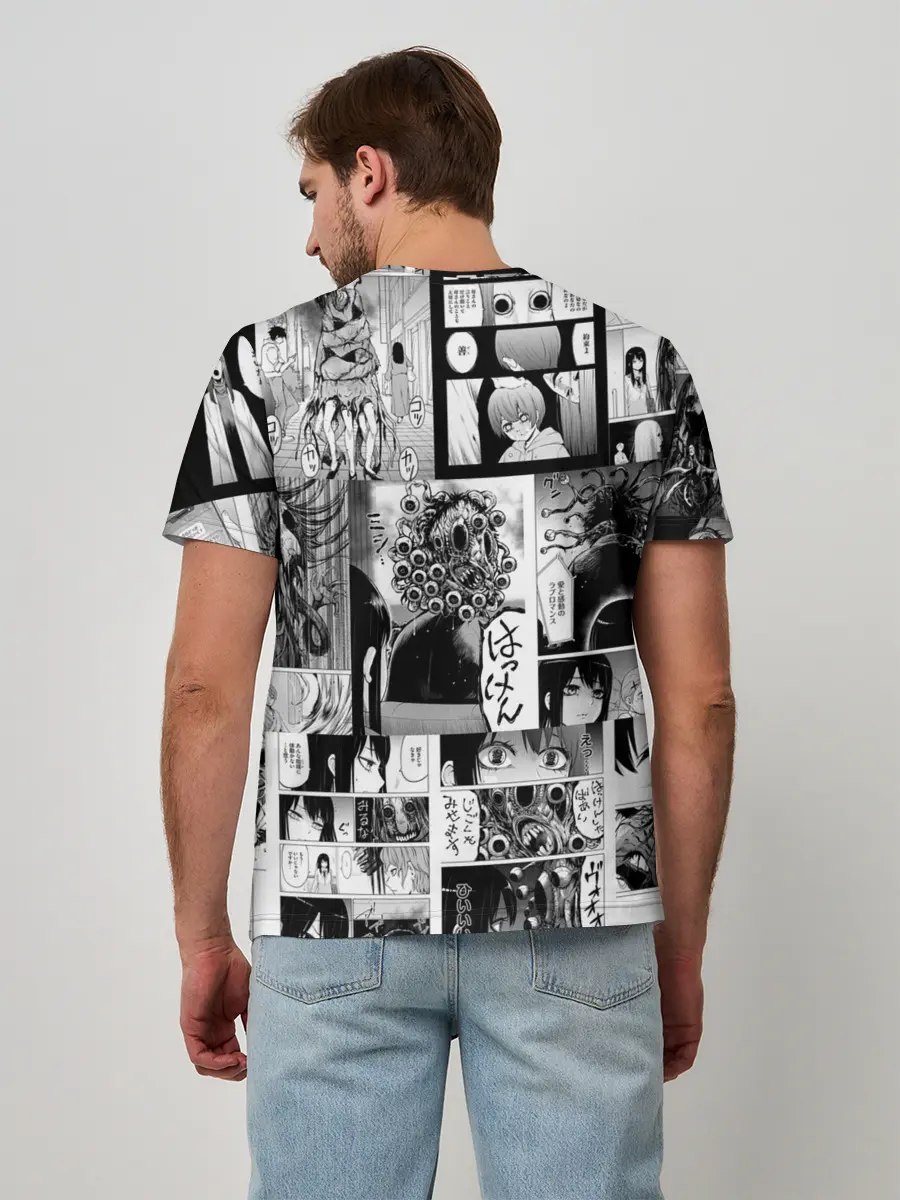 Мужская базовая футболка / Девочка, которая видит это