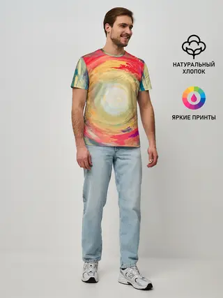 Мужская базовая футболка / Восход