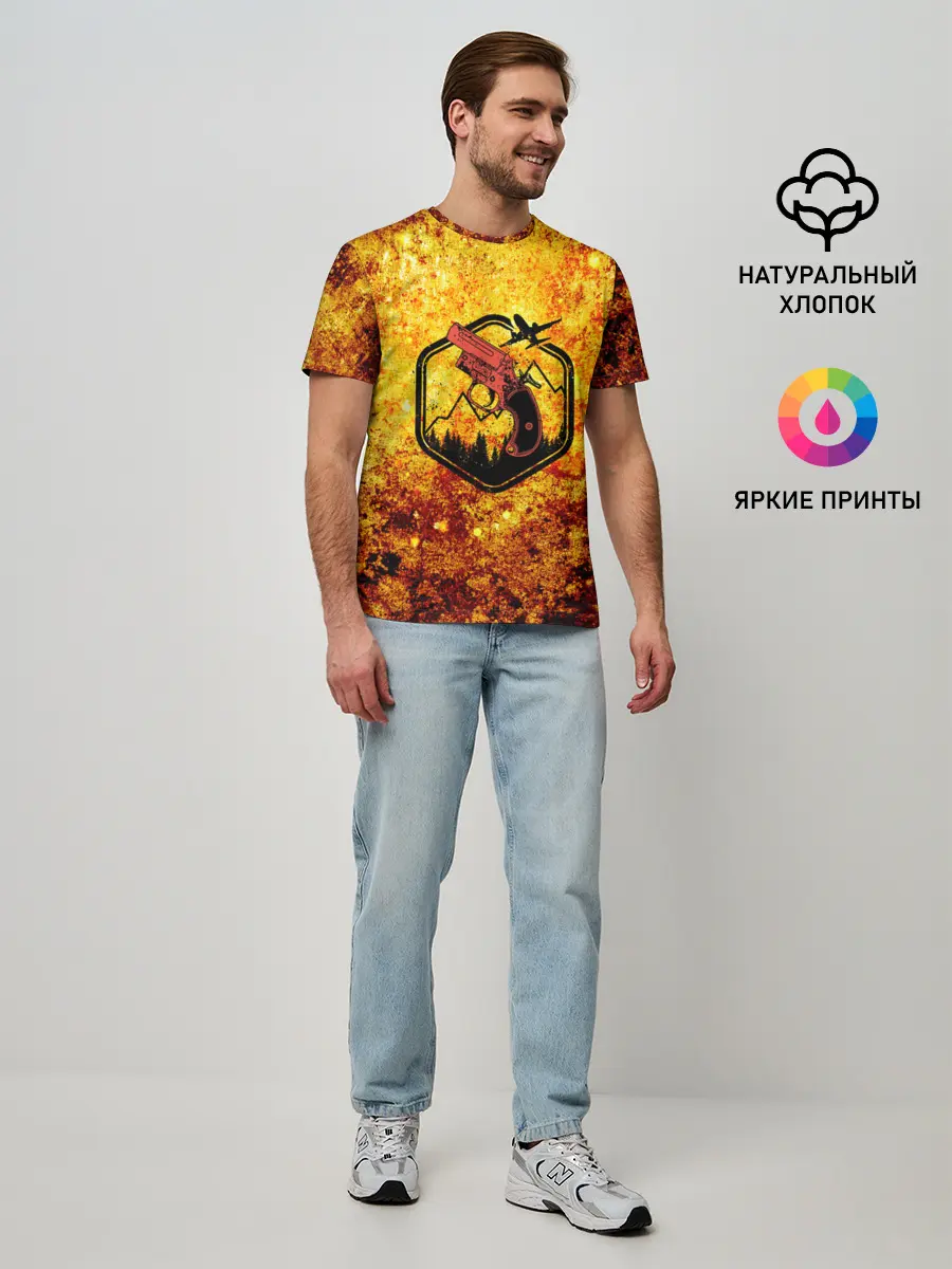 Мужская базовая футболка / АИР ДРОП | ПАБГ