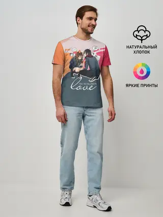 Мужская базовая футболка / Хори-сан и Миямура-кун