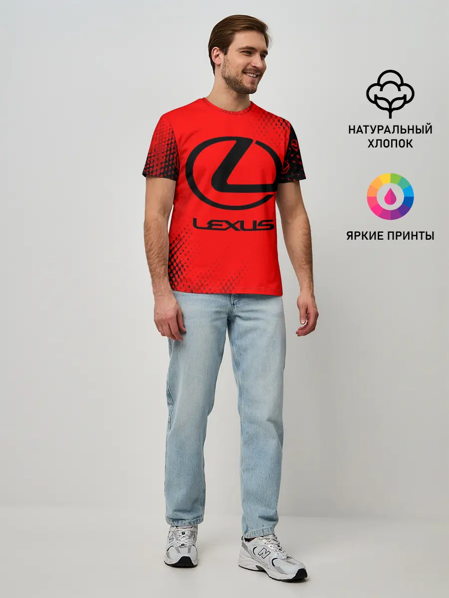 Мужская базовая футболка / LEXUS / ЛЕКСУС