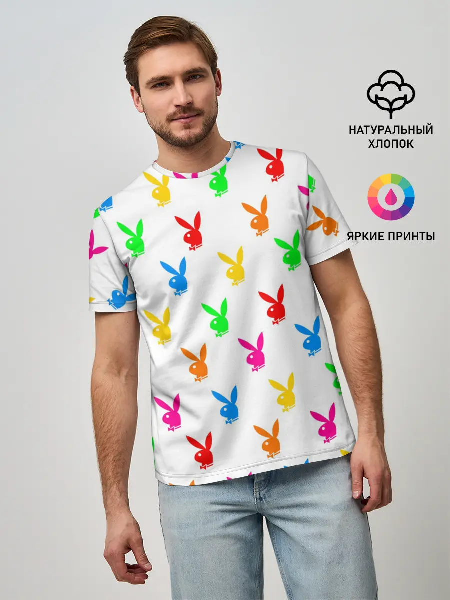 Мужская базовая футболка / PLAYBOY | ПЛЕЙБОЙ