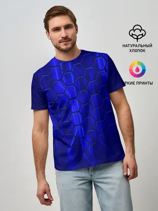 Мужская базовая футболка / СТАЛЬНЫЕ СОТЫ