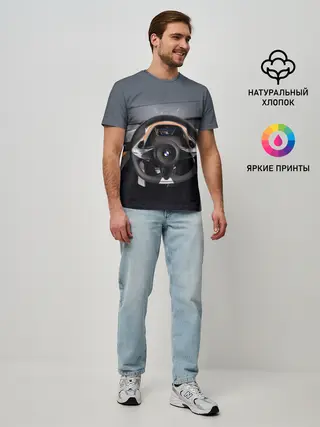 Мужская базовая футболка / BMW