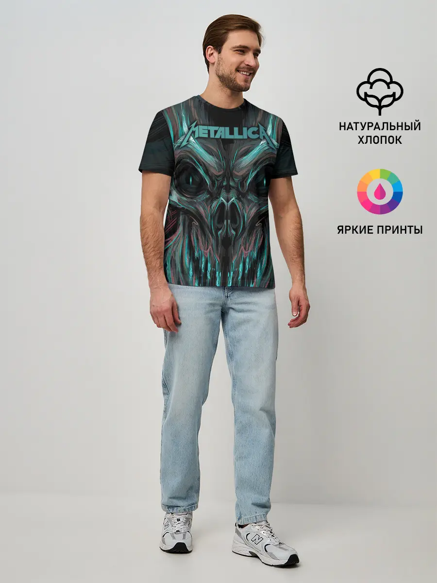 Мужская базовая футболка / Metallica