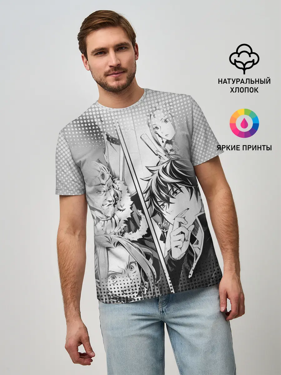 Мужская базовая футболка / The Rising of the Shield Hero