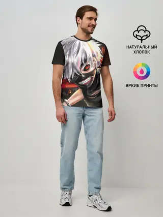 Мужская базовая футболка / Tokyo Ghoul