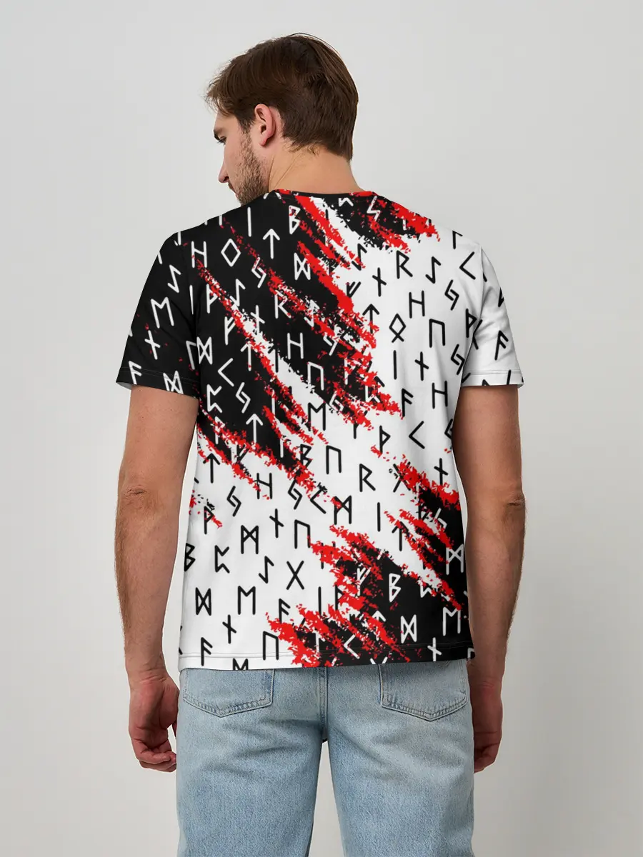 Мужская базовая футболка / БОГ ОДИН