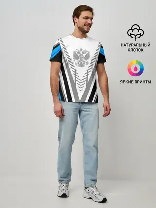 Мужская базовая футболка / Россия