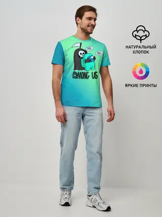 Мужская базовая футболка / Among Us