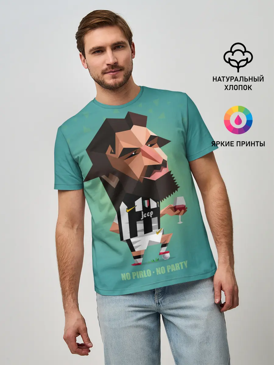 Мужская базовая футболка / Андреа Пирло