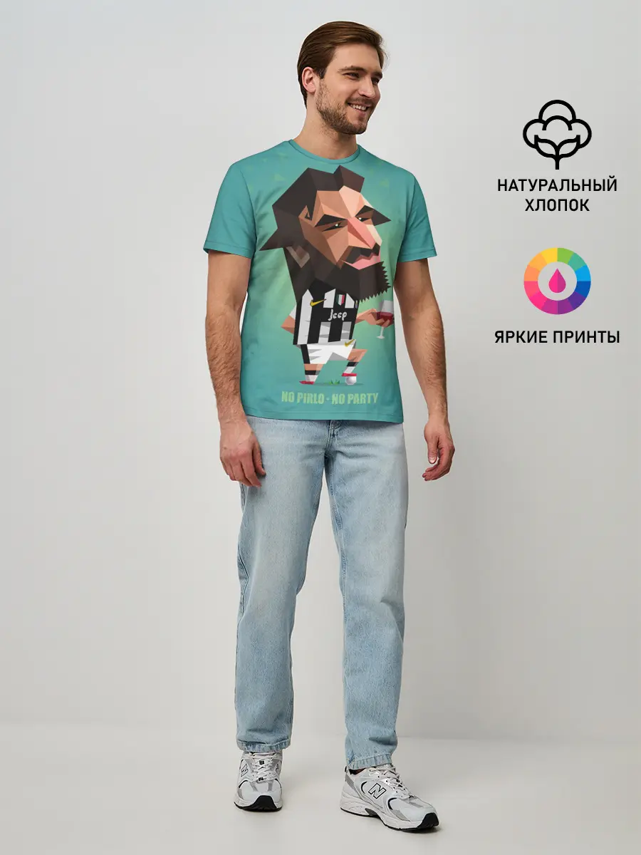 Мужская базовая футболка / Андреа Пирло