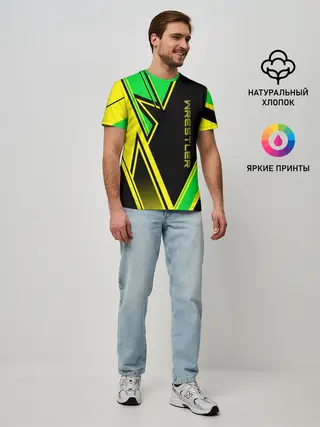 Мужская базовая футболка / Wrestler