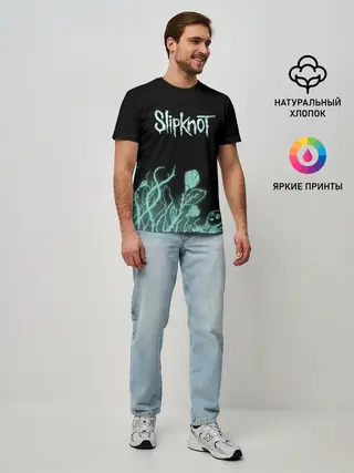 Мужская базовая футболка / Slipknot