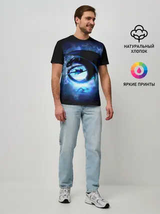 Мужская базовая футболка / Night Fury