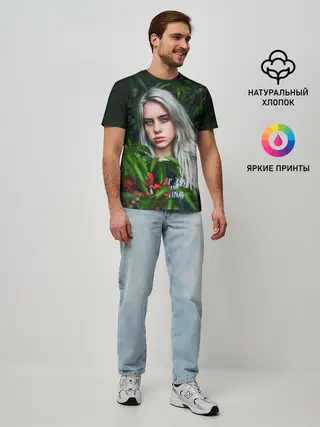Мужская базовая футболка / BILLIE EILISH