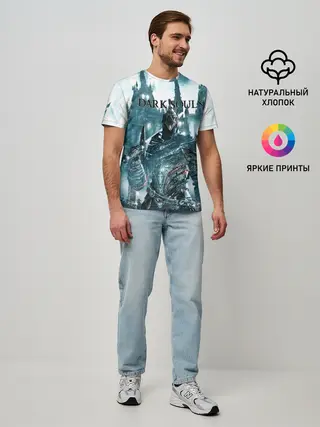 Мужская базовая футболка / Dark Souls