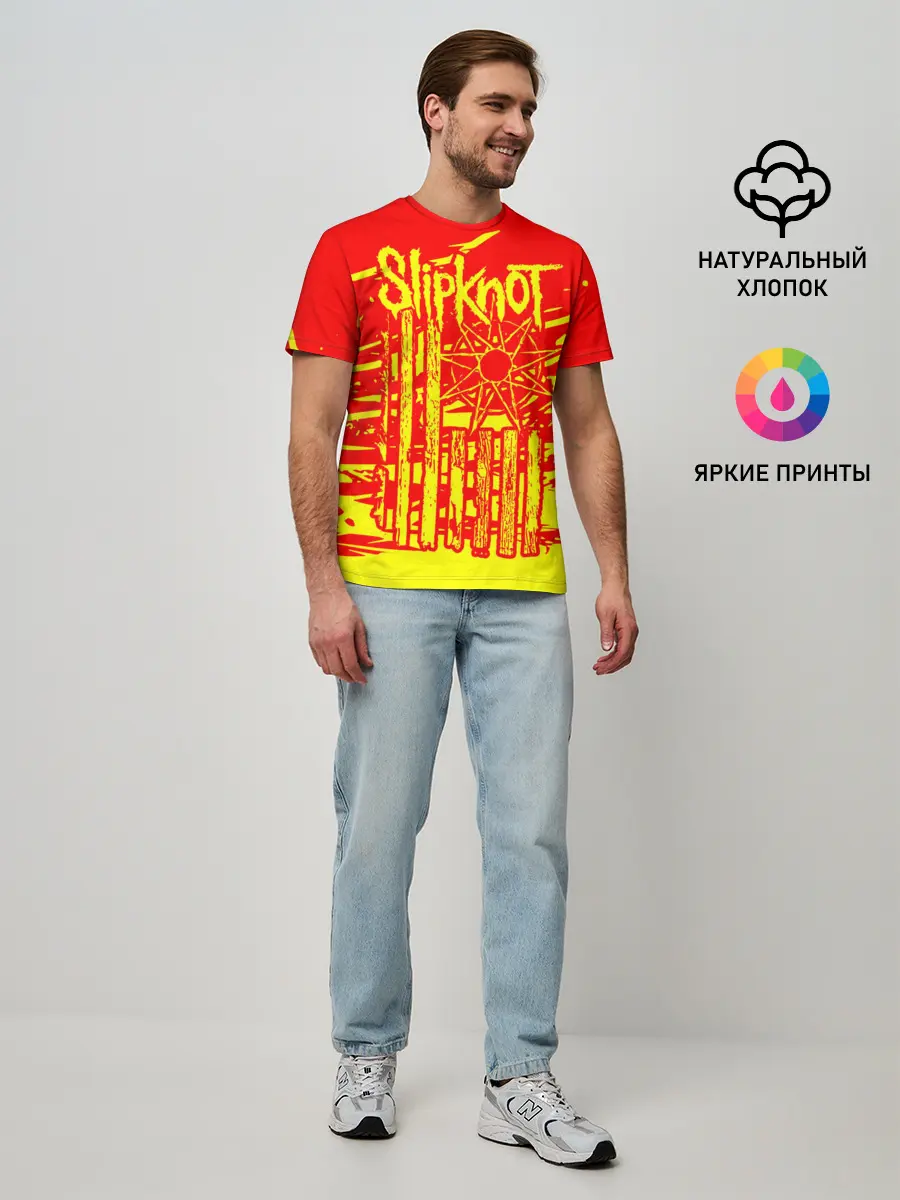 Мужская базовая футболка / Slipknot