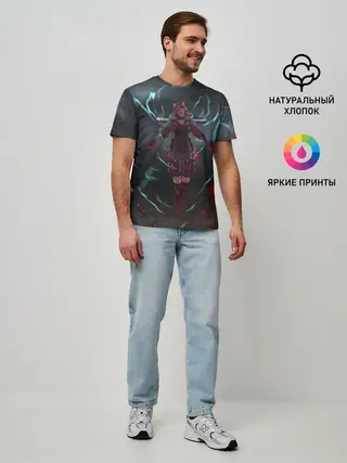 Мужская базовая футболка / The Eye of the Storm