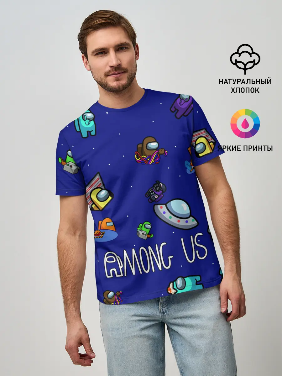 Мужская базовая футболка / Among Us | Game