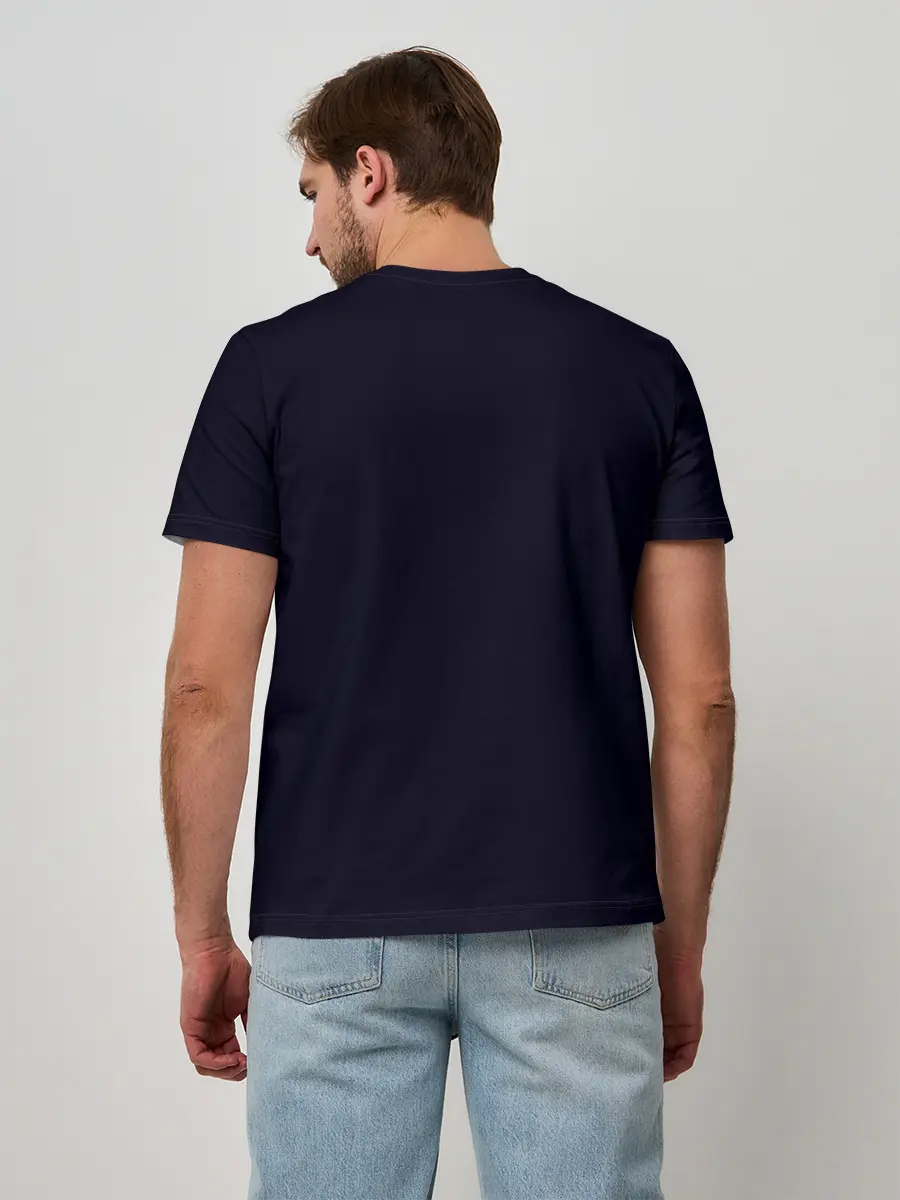 Мужская базовая футболка / 3D Череп