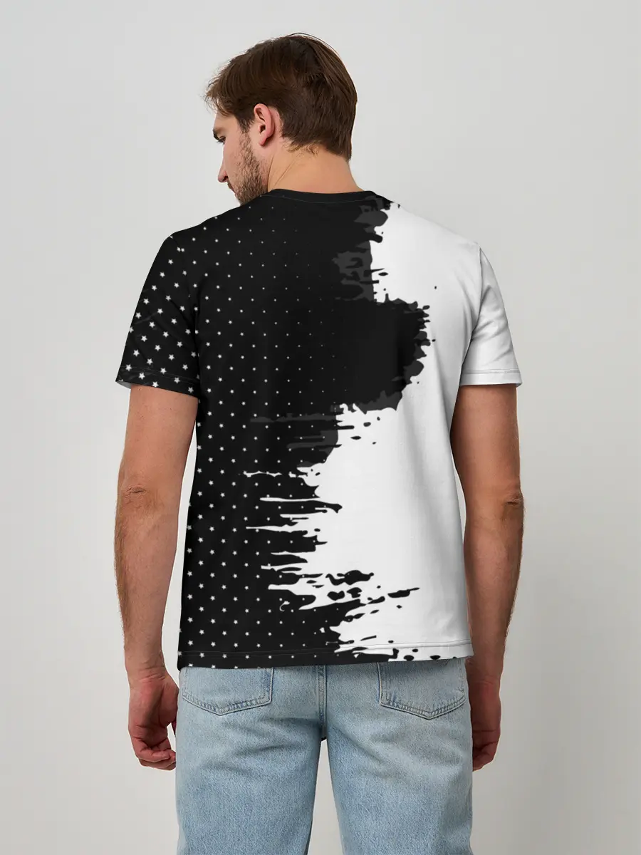 Мужская базовая футболка / Juventus uniform black 2018