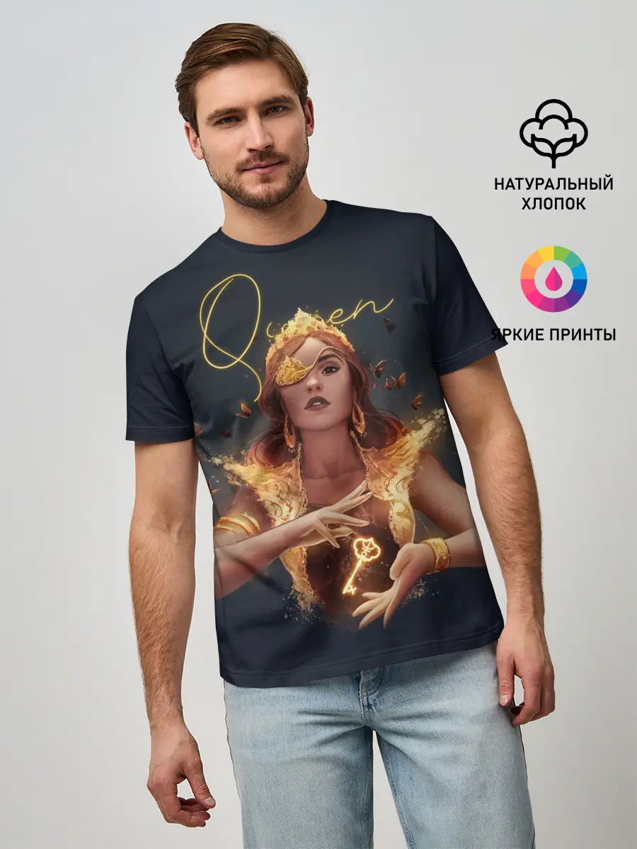 Мужская базовая футболка / Queen