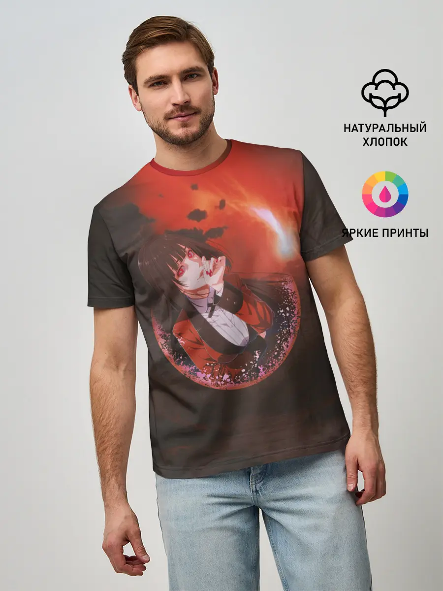 Мужская базовая футболка / Kakegurui Yumeko Jabami art