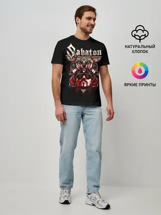 Мужская базовая футболка / Sabaton