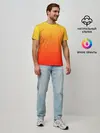 Мужская базовая футболка / Оранж