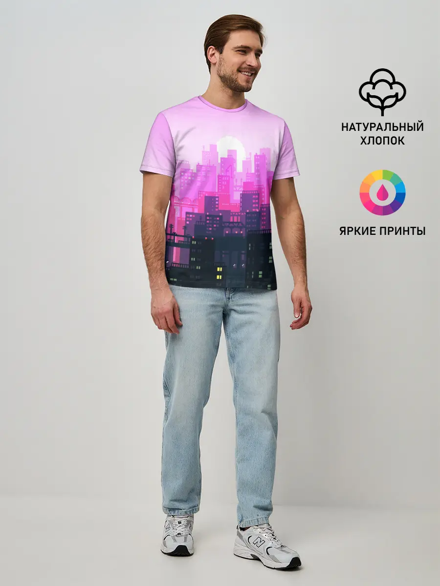 Мужская базовая футболка / CITY
