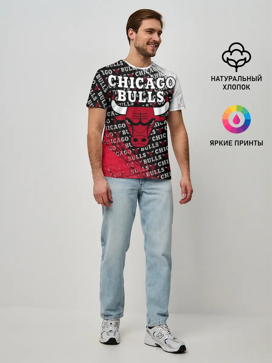 Мужская базовая футболка / CHICAGO BULLS [6]