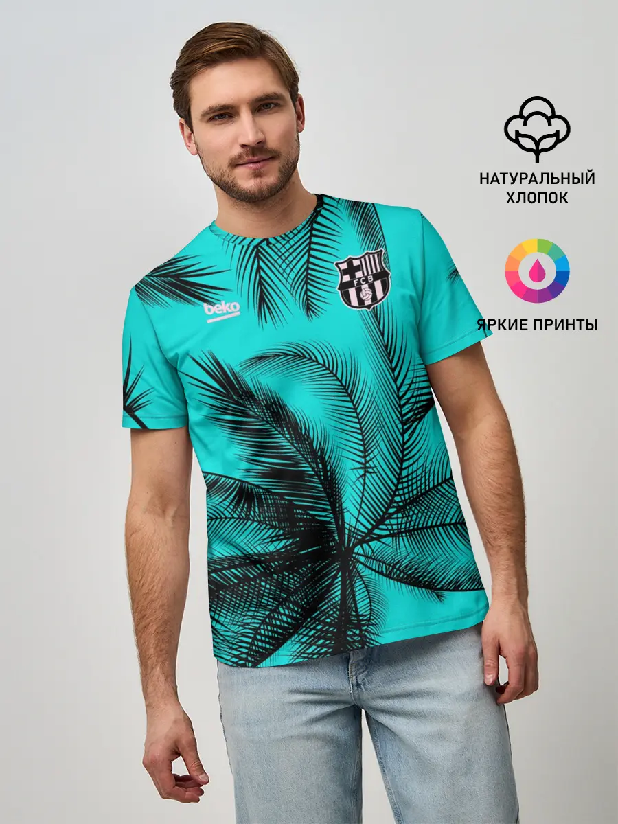 Мужская базовая футболка / FC Barcelona | Pre-Match
