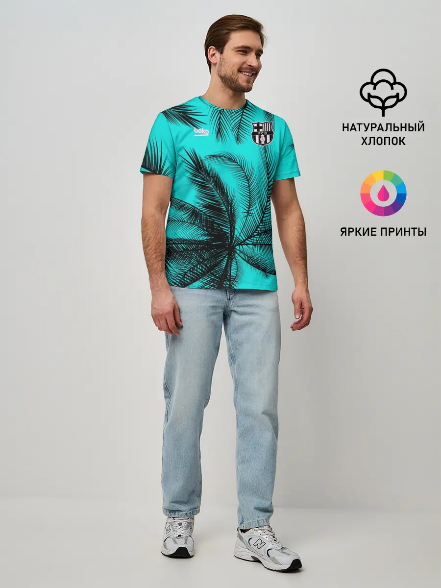 Мужская базовая футболка / FC Barcelona | Pre-Match