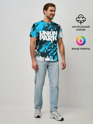 Мужская базовая футболка / Linkin Park