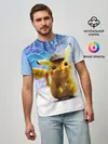 Мужская базовая футболка / Pikachu Detective