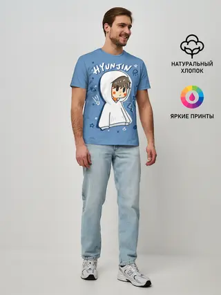 Мужская базовая футболка / Hyunjin