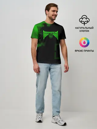 Мужская базовая футболка / Rammstein