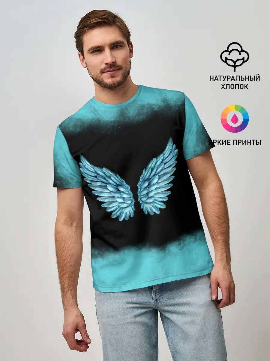 Мужская базовая футболка / Крылья Ангела