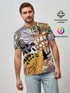 Мужская базовая футболка / Зебра Пятнистая