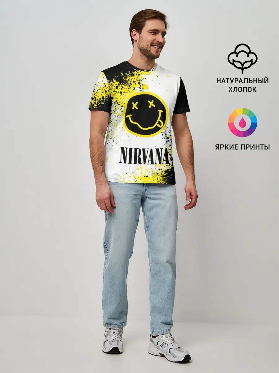 Мужская базовая футболка / NIRVANA