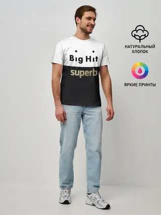 Мужская базовая футболка / Big Hit superb
