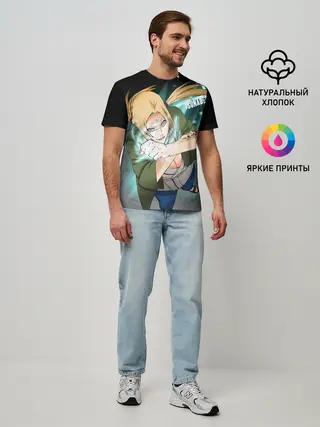 Мужская базовая футболка / Цунаде