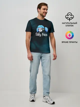 Мужская базовая футболка / Sally Face