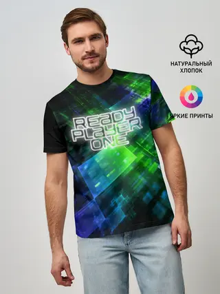 Мужская базовая футболка / READY PLAYER ONE