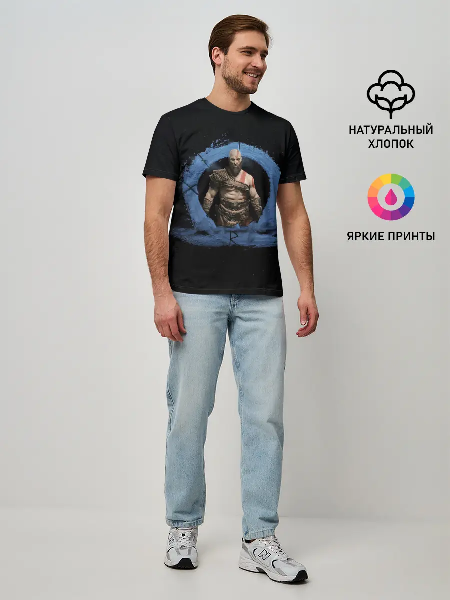 Мужская базовая футболка / God of war | Ragnarok