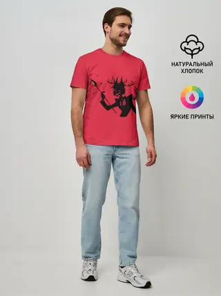 Мужская базовая футболка / Аластор