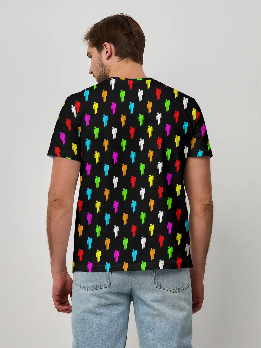 Мужская базовая футболка / BILLIE EILISH | ПАТТЕРН